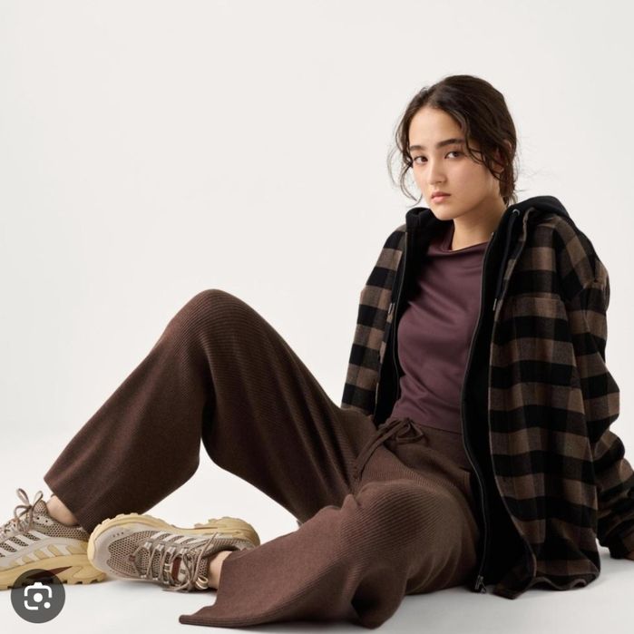 Теплі жіночі штани Uniqlo, розмір М, S