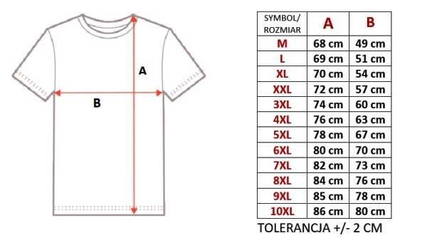 KOSZULKA męska MORO duuuuuży rozmiar 10 XL