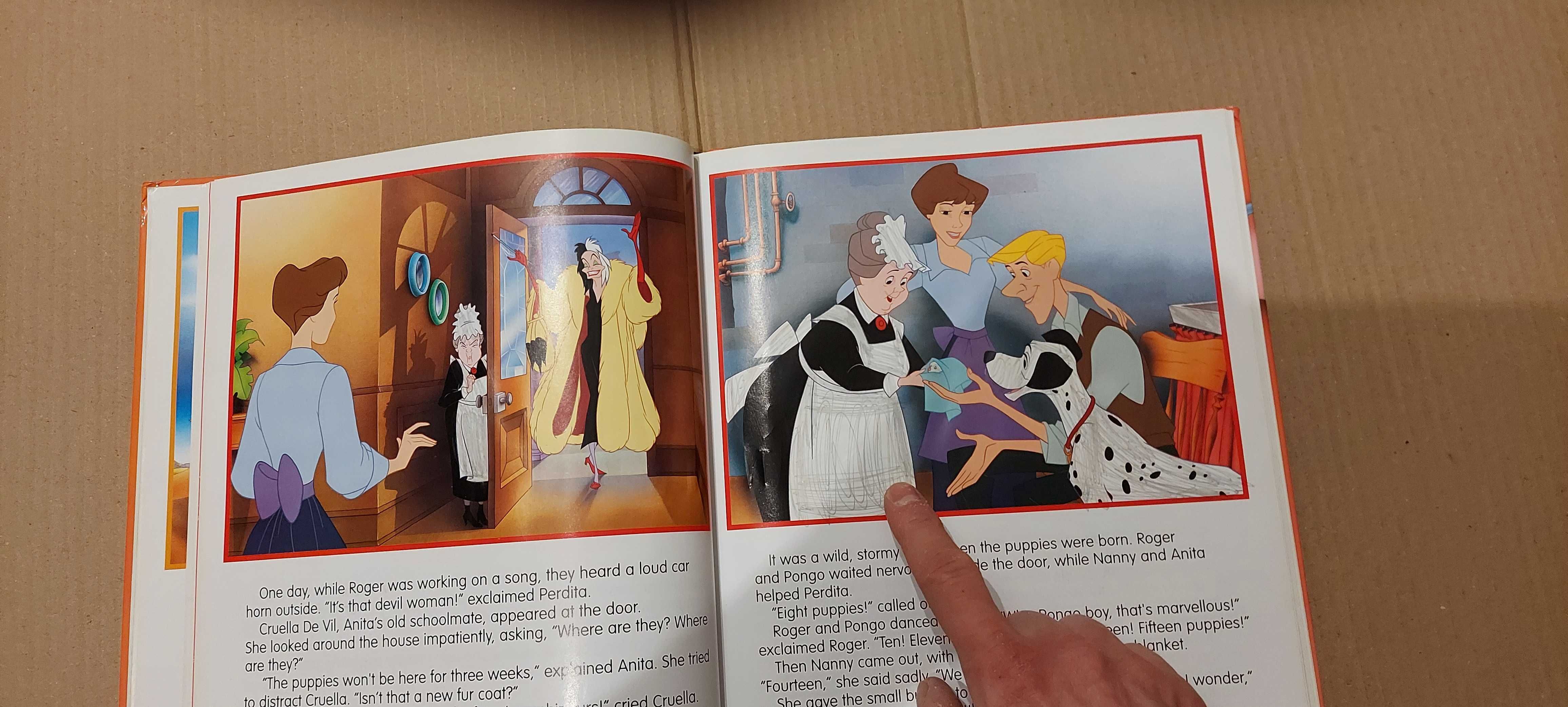 Disney 4 stories Storybook Dumbo, Bambi, Lion King, 101 Dalmatians