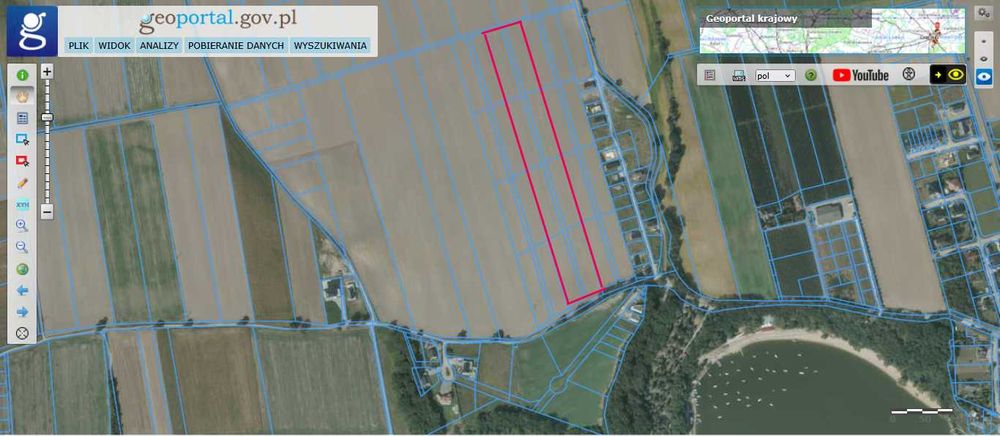 Atrakcyjne działki nad Jeziorem Nyskim w miejscowości Głębinów