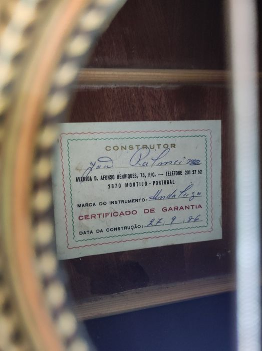 Viola de Fado João Palmeiro 1986