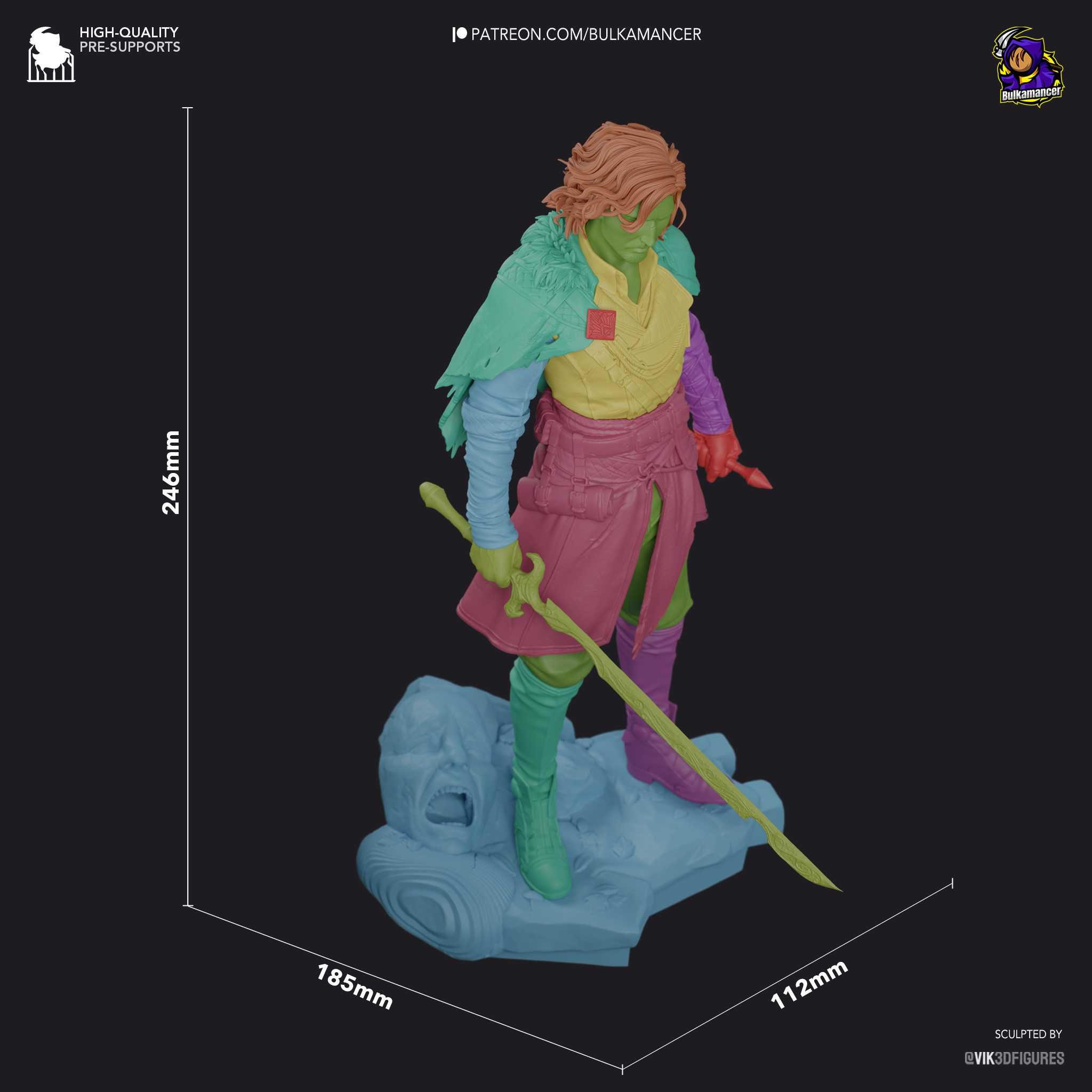 Verso - Clair Obscur: Expedition 33 - 246 mm - Druk 3D Żywica Figurka