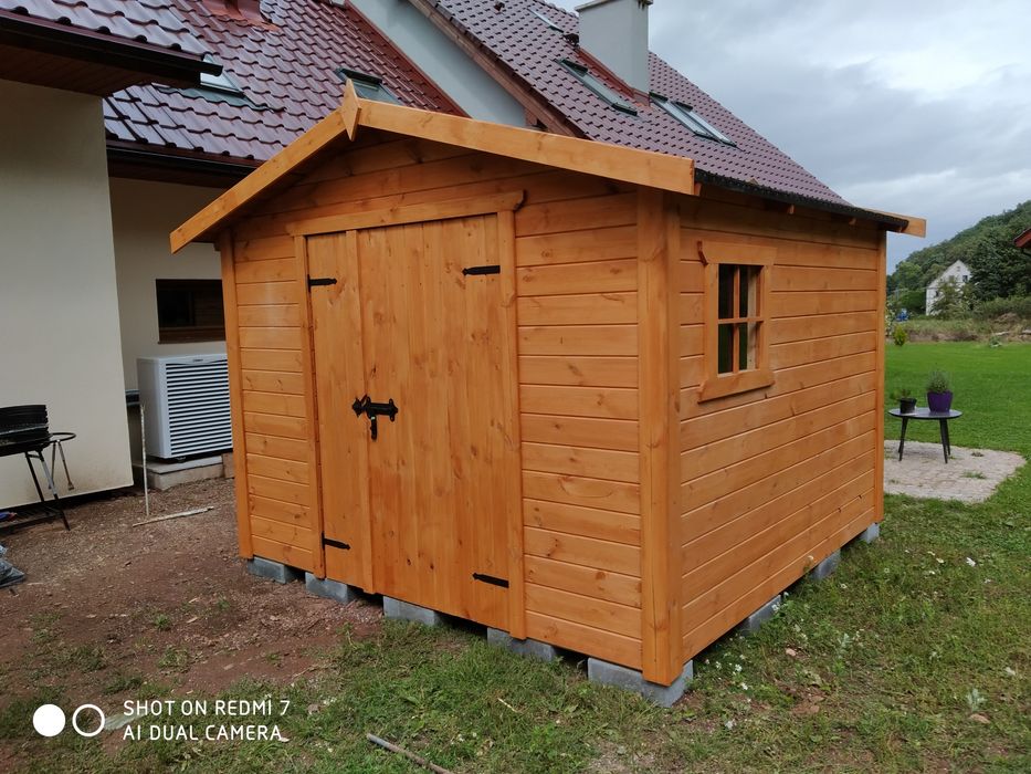 Domek Ogrodowy transport montaż