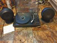 R.Adapter-gramofon Artur stereo,Unitra Fonica GWS 123 + głośniki kule.