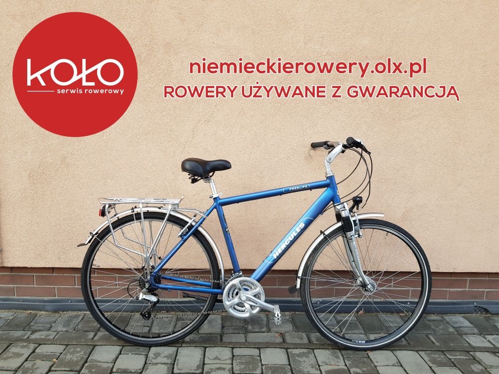 Rower męski trekkingowy HERCULES koła 28 SHIMANO DEORE alu WYSYŁKA
