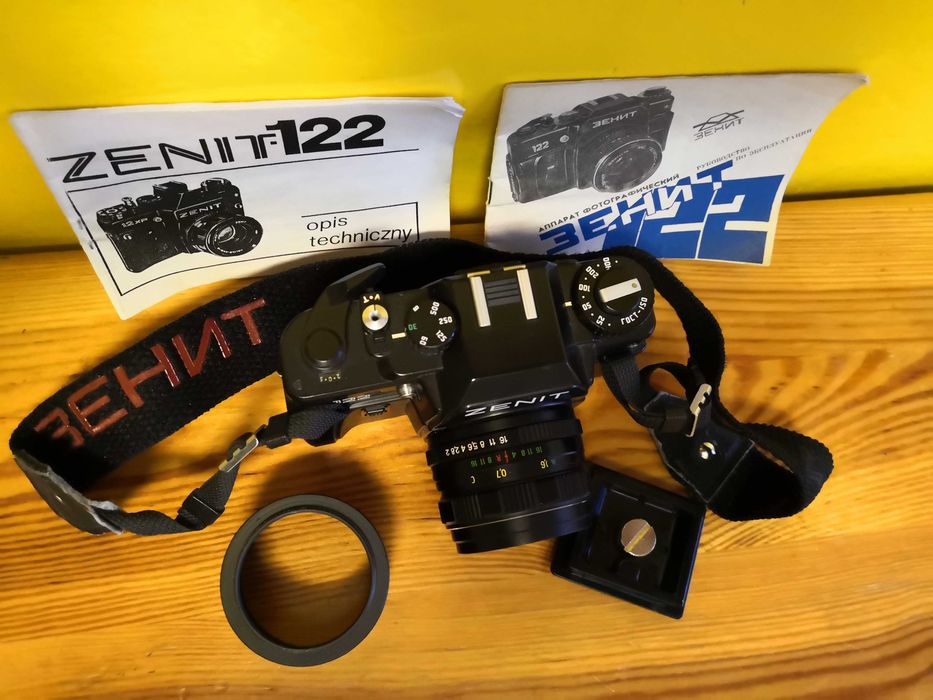Radziecki aparat fotograficzny Zenit 122 100% ok komplet