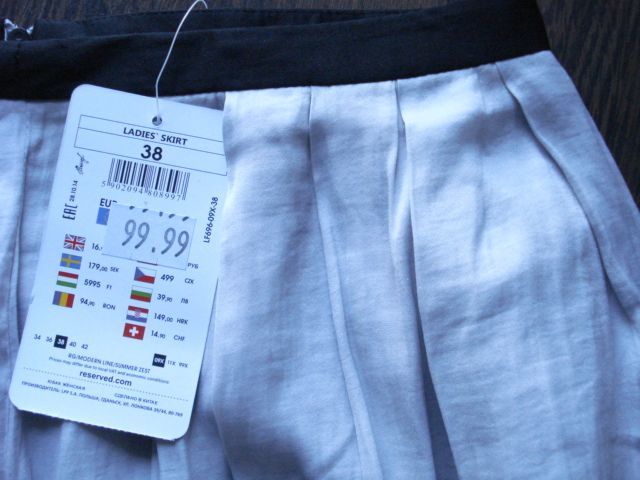 spódniczka plisowana najmodniejsza nowa reserved roz.38