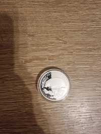 Jeż mennicza moneta srebrna 20zł 1996