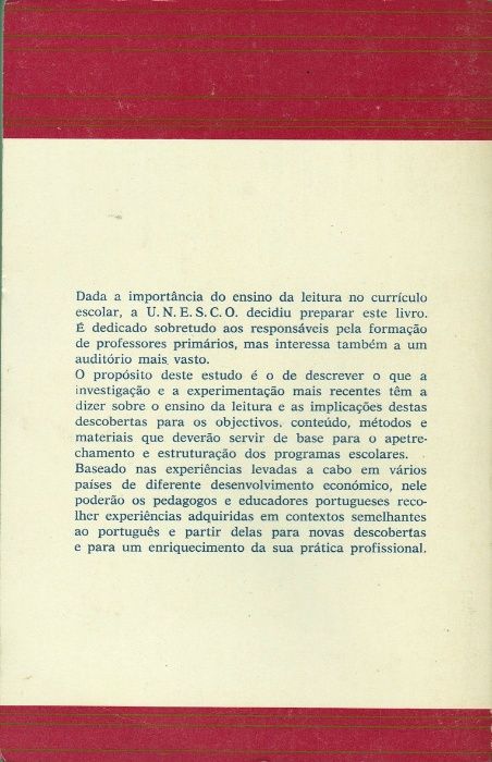 O Ensino Da Leitura - I