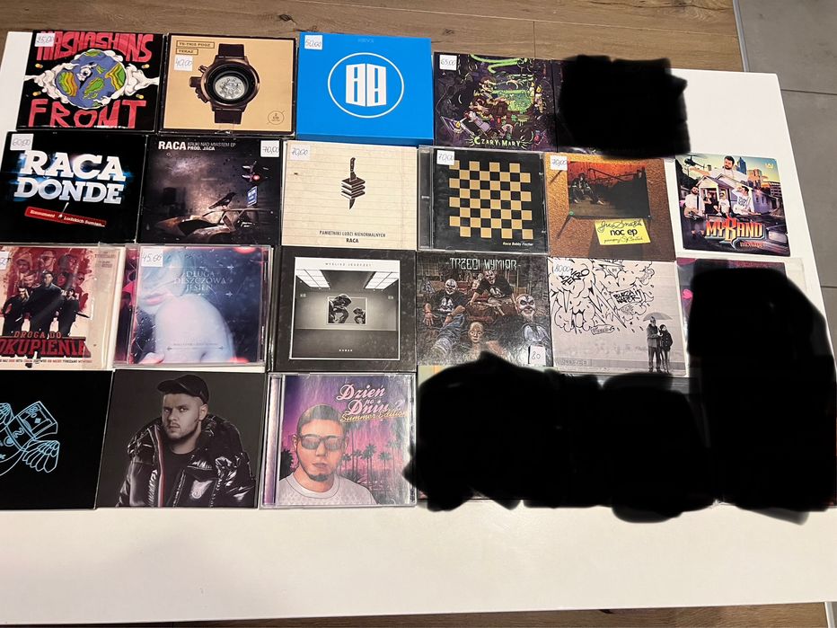 Plyty cd rap hip hop zestaw wyprzedaz sentino tede taco hemingway