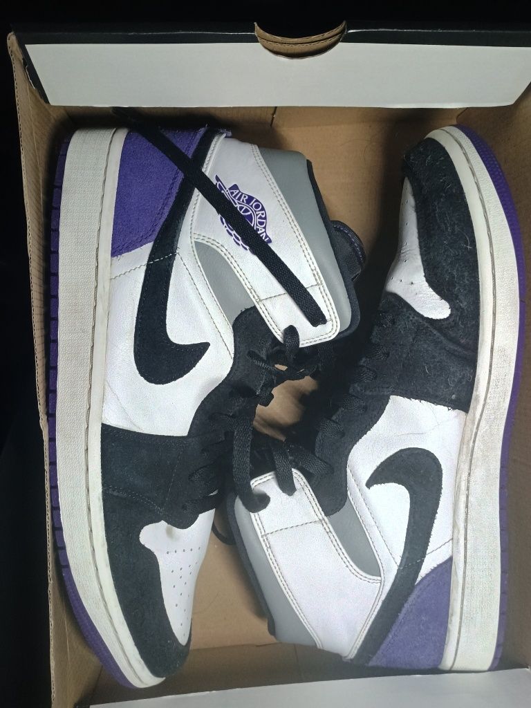 Nike air Jordan 1 retro mid se court purple