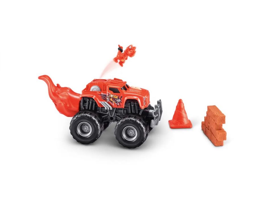 Игровой набор Smashers Monster Wheels Skull truck by ZURU 74103А!