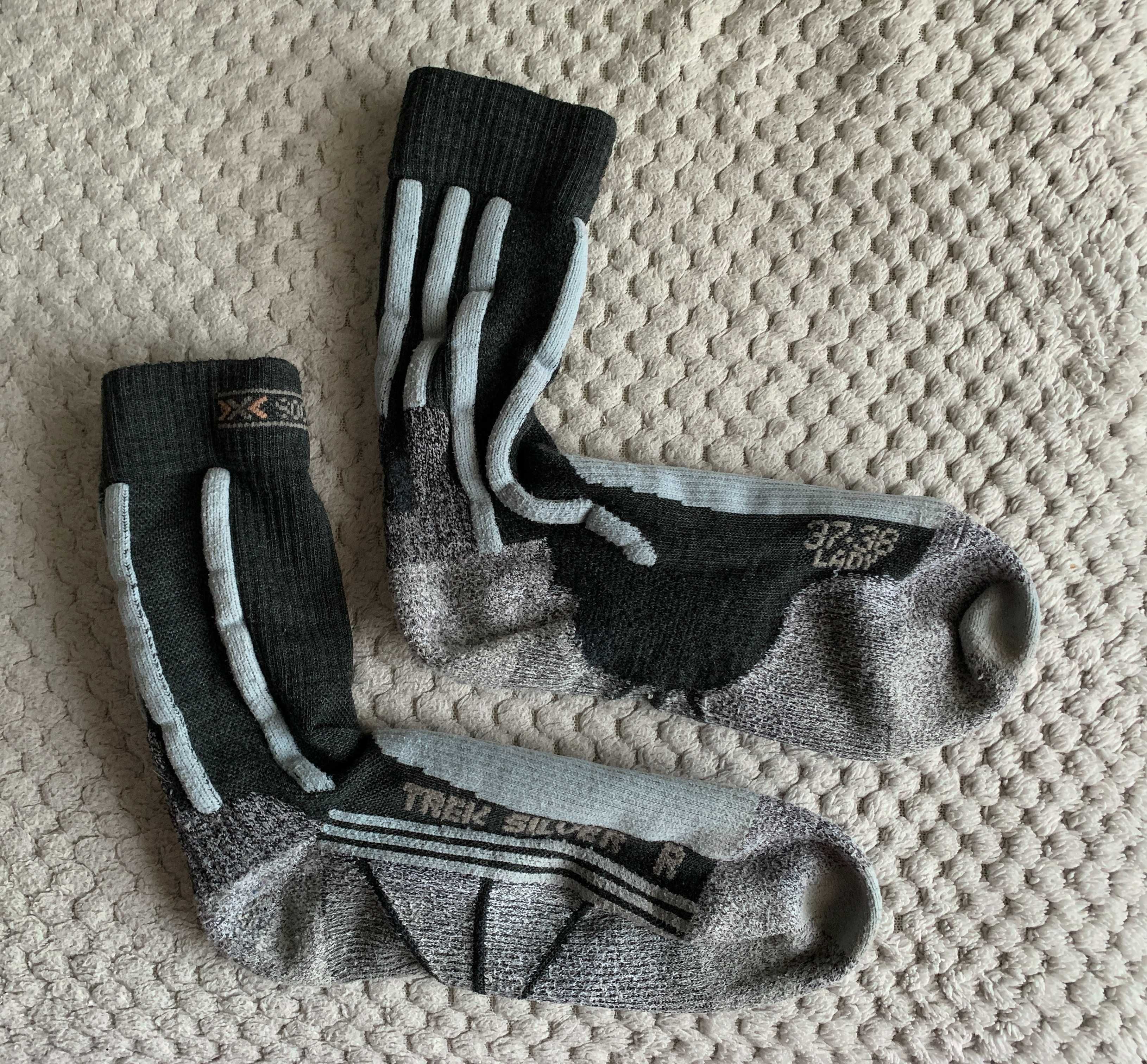 Туристичні шкарпетки Smartwool M 38-41/X-Socks 37-38 Trekking Silver