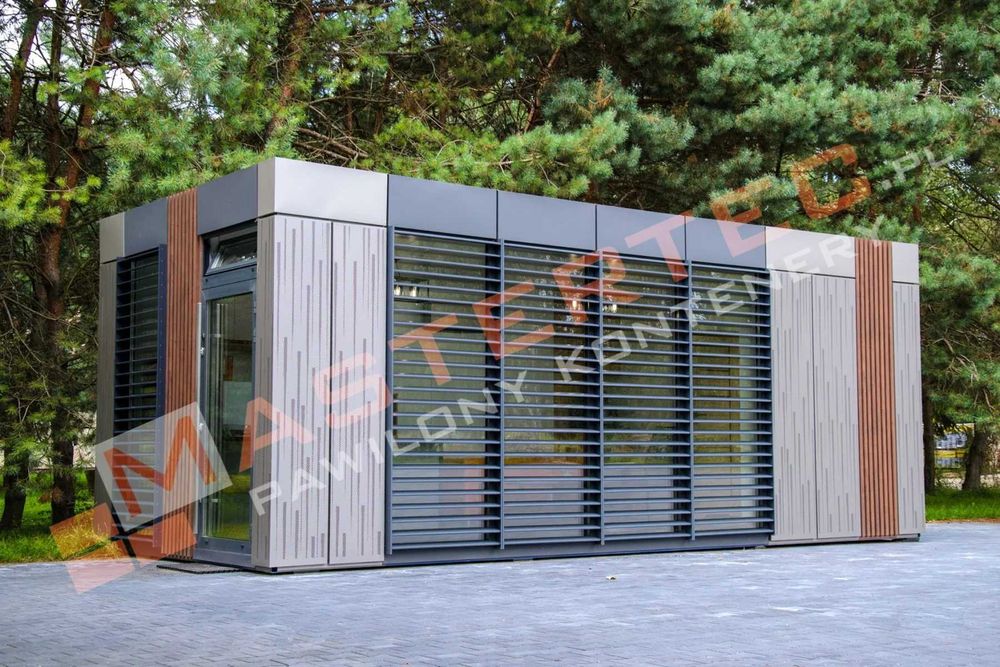 Nowoczesny Pawilon Handlowy Kontener Biurowy mastertec.pl Cena Brutto!