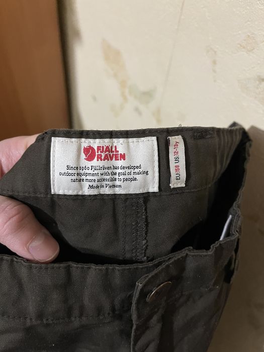 Подростковые трекинговые штаны Fjallraven Kids Vidda G-1000 размер 158