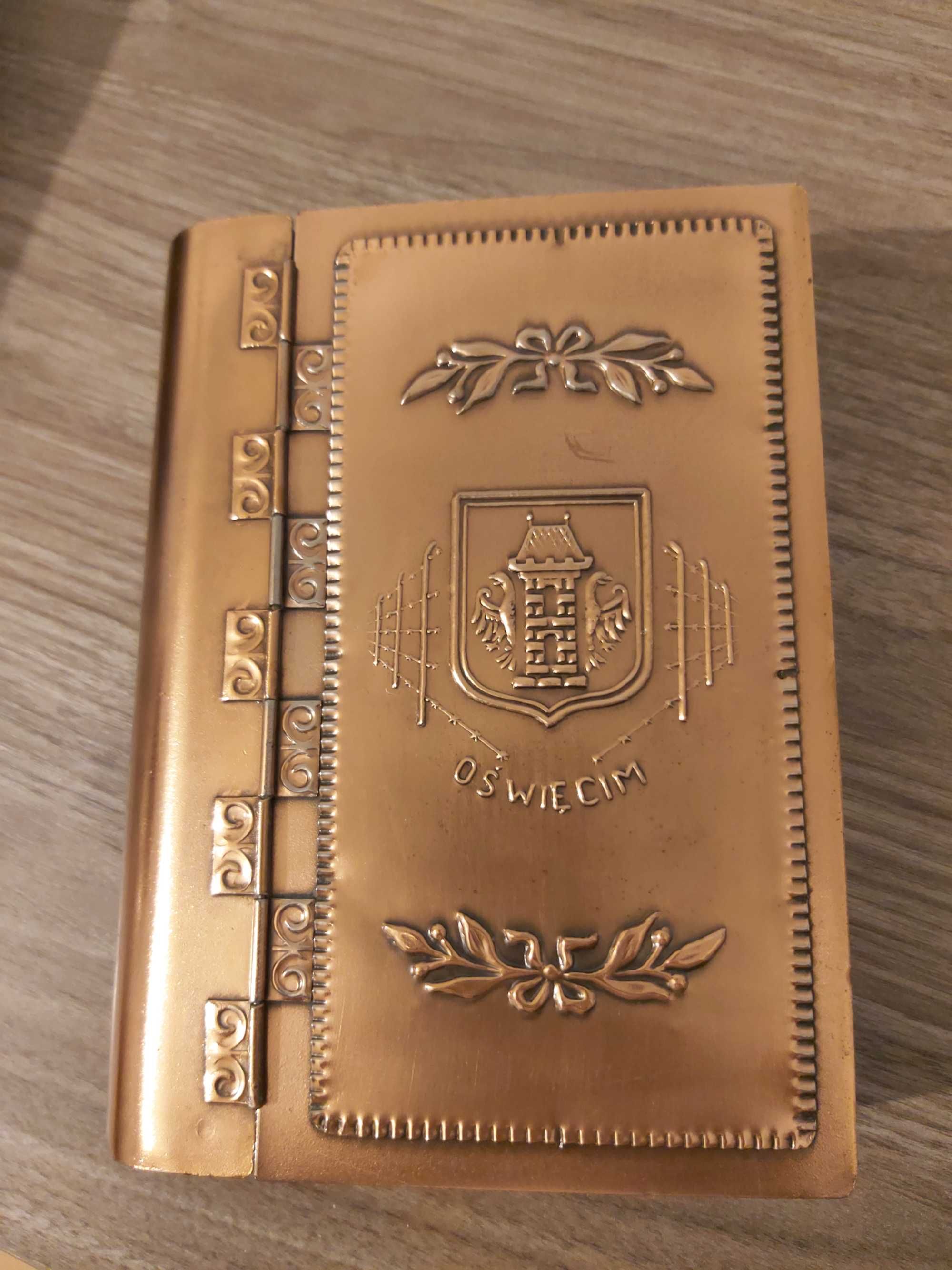 Kasetka metalowa z herbem  Oświęcim