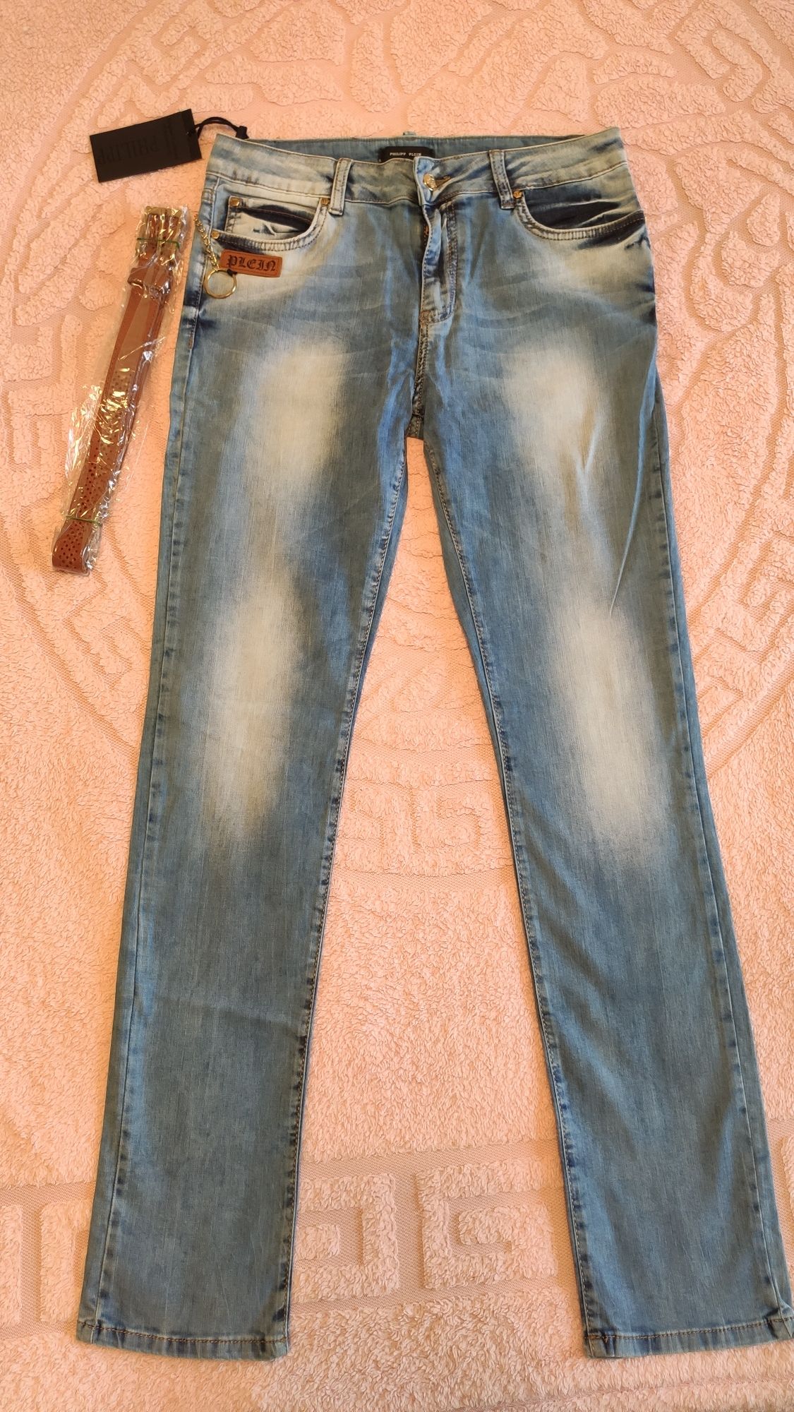 Новые стильные джинсы Philipp Plein (оригинал) 33, 34 размер длина 34!