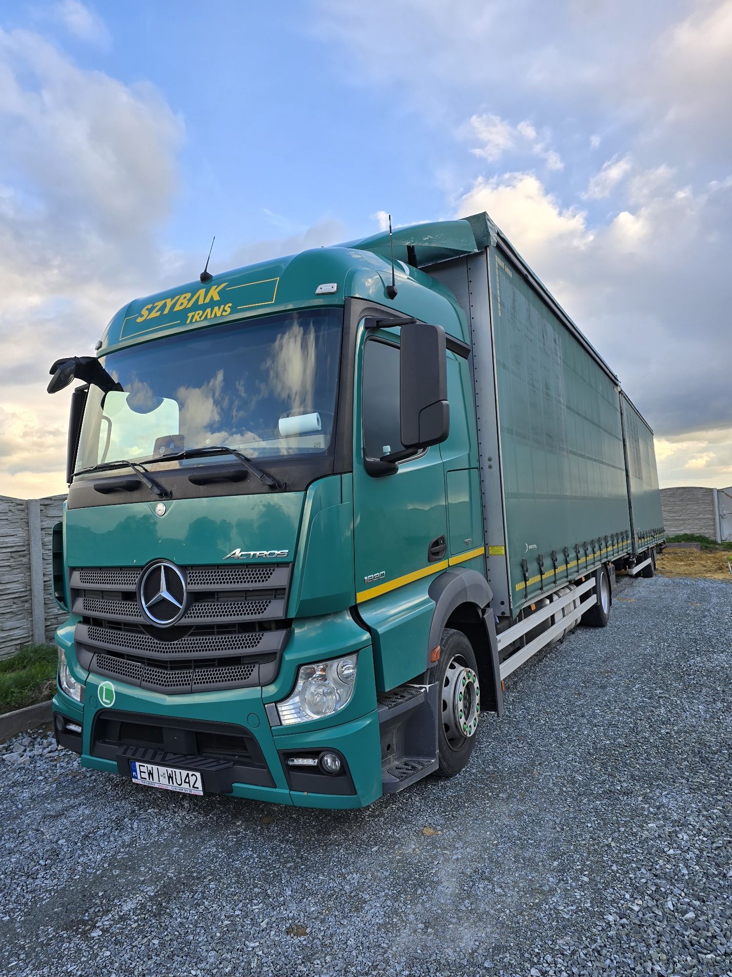 Mercedes Actros 1830 Zestaw, Tandem, Jumbo, Lowdeck, Przejazdowy