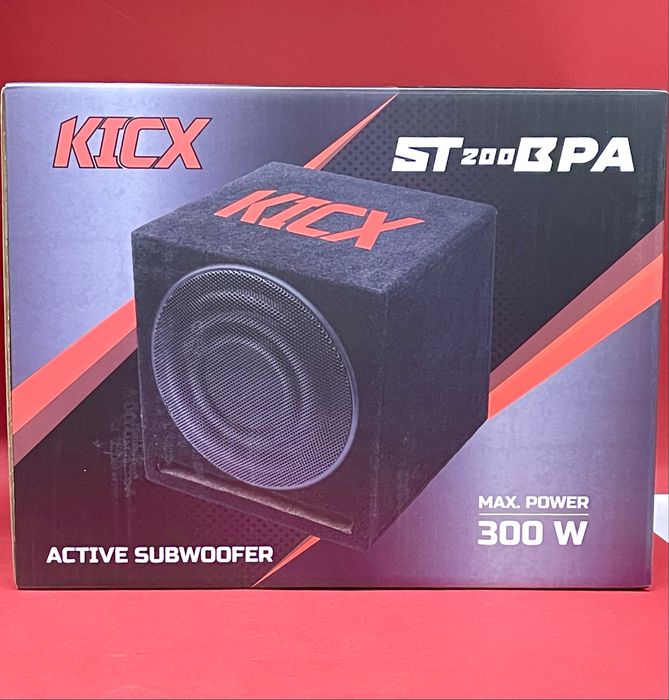 Сабвуфер Kicx ST 200BPA (активний) 300Вт