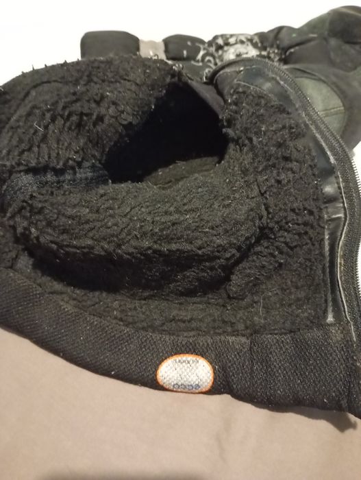 Чоботи ессо чорні  зимові з хутром шкіра натуральна