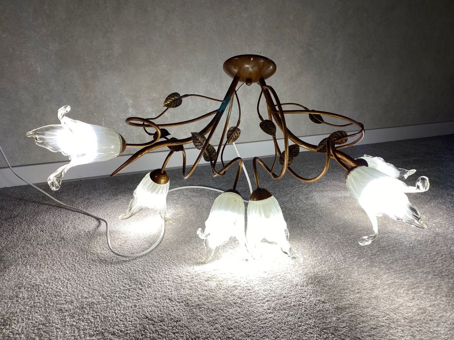 Люстра+світильник