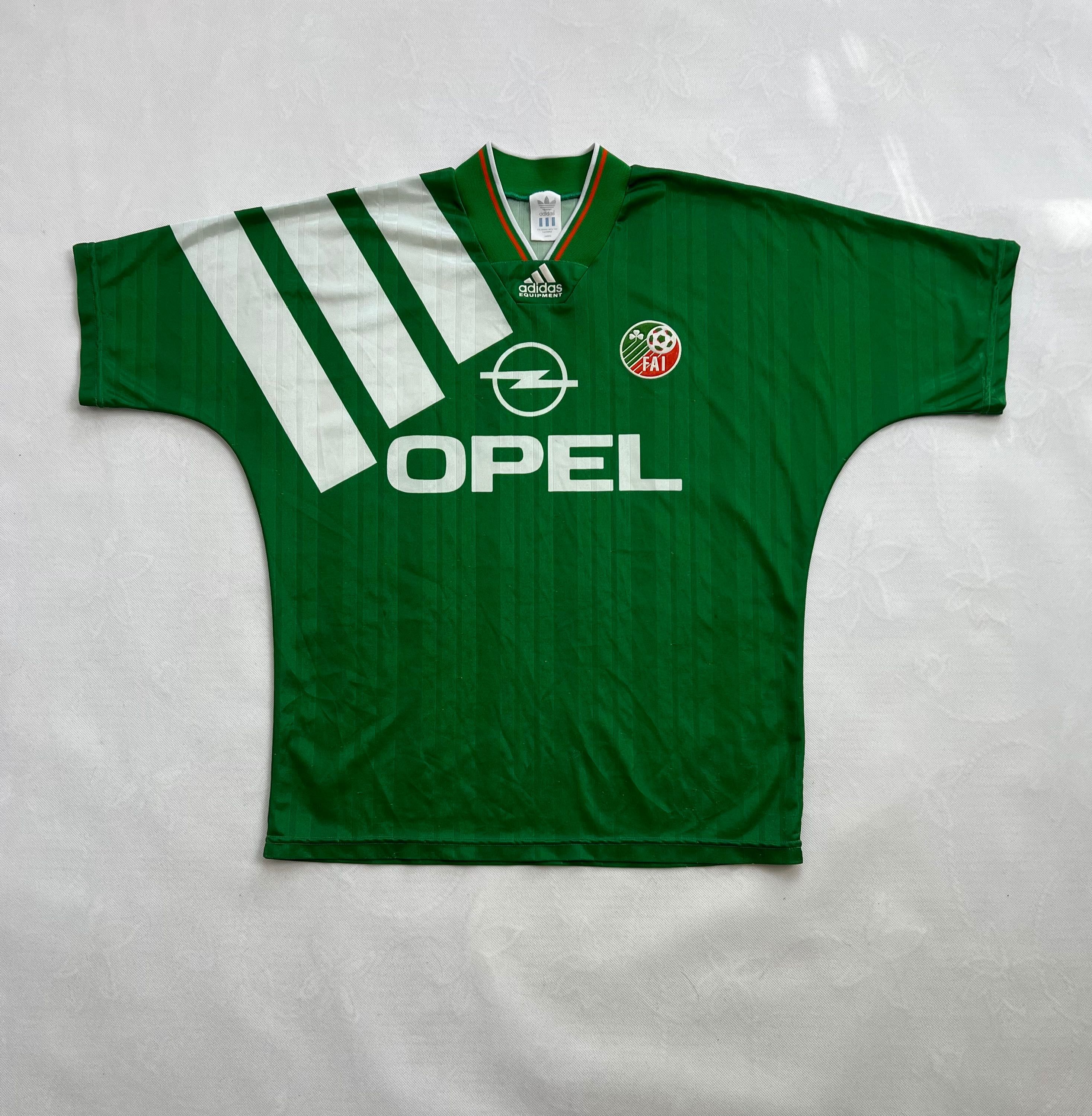 Adidas Republic Of Ireland 1992 Soccer Jersey vintage rare koszulka