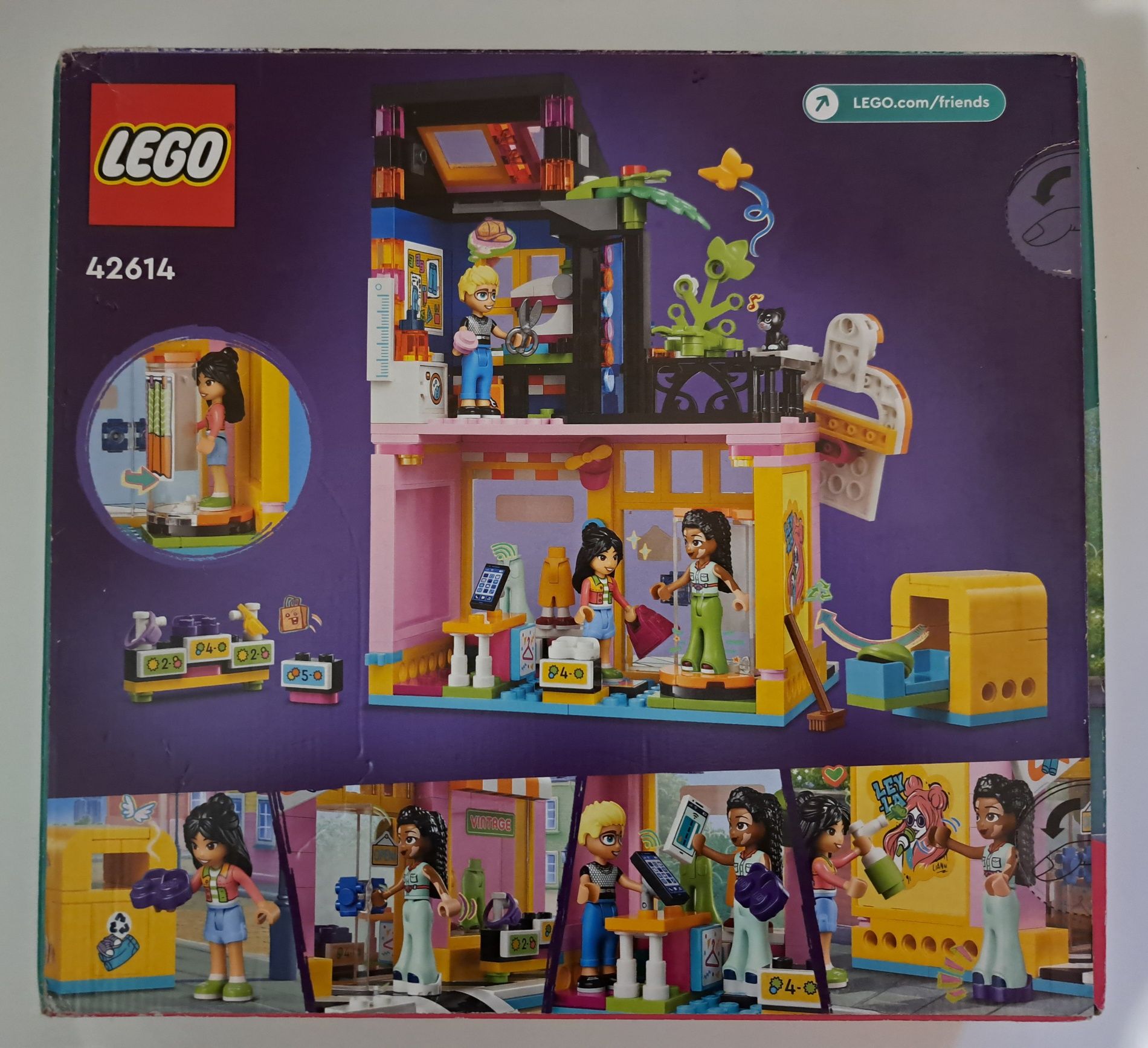 Lego 42614 Friends Sklep Modowy Z Używaną Odzieżą W Stylu Vintage