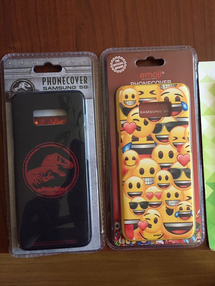 Etui samsung s8/s9 nowe emoji, dinozaur