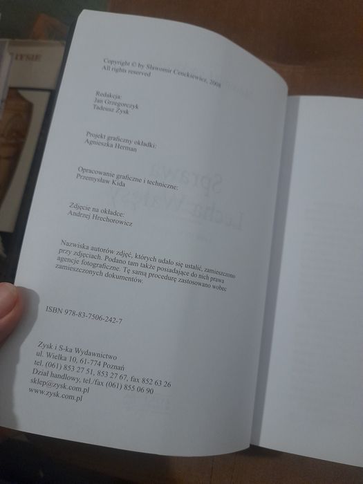 Książka Sprawa Lecha Wałęsy Sławomir Cenckiewicz 2008