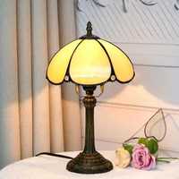 Lampa stojąca w stylu Tiffany- witrażowa
