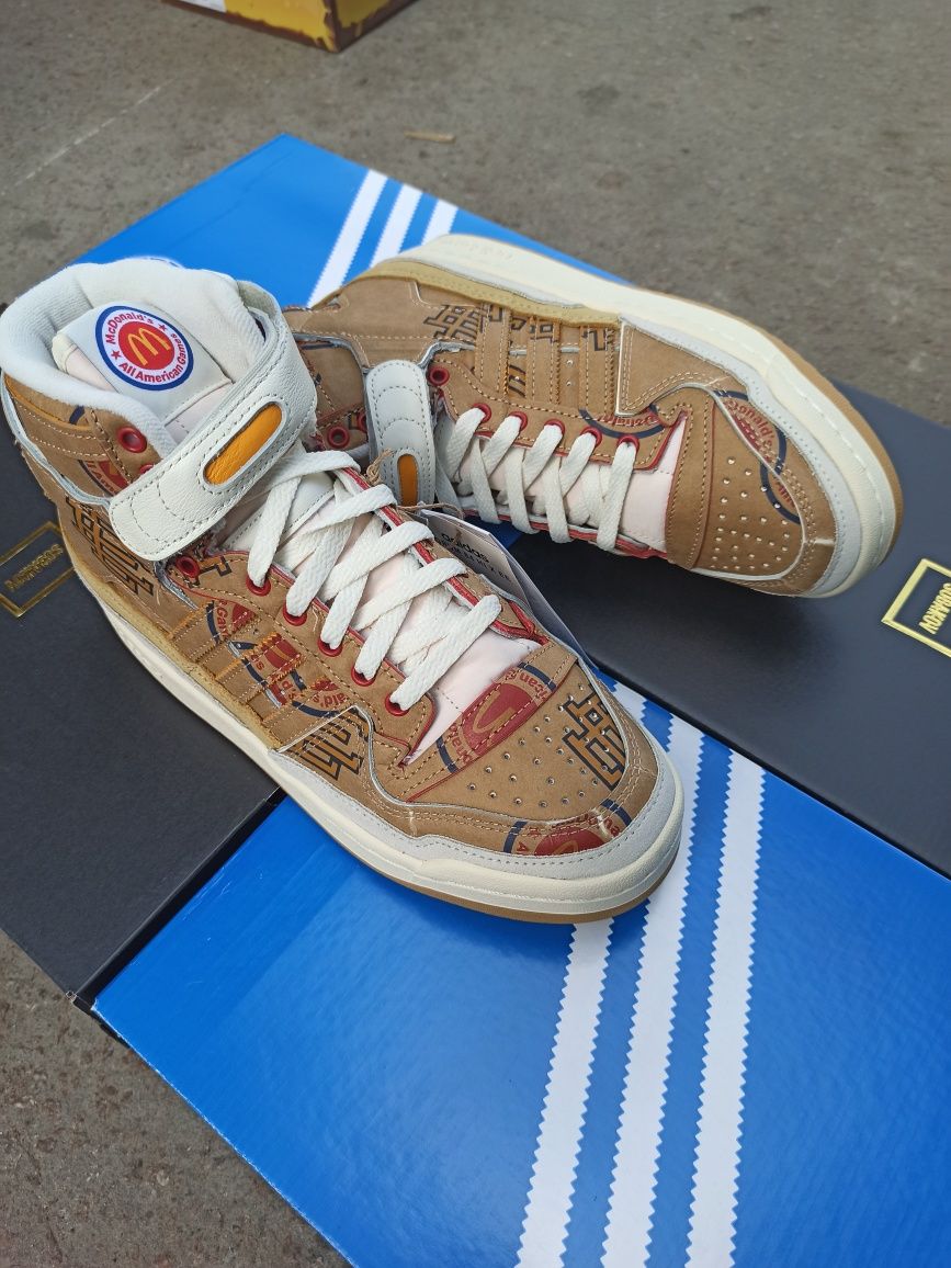 Нові чоловічі оригінальні adidas MsDonald's forum 84 hi x ee