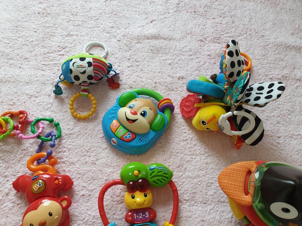 Zabawki Fisher price, vtech, skip hop, lamaze