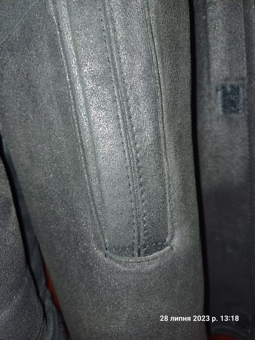 Куртка шкіряна чоловіча великого розміру