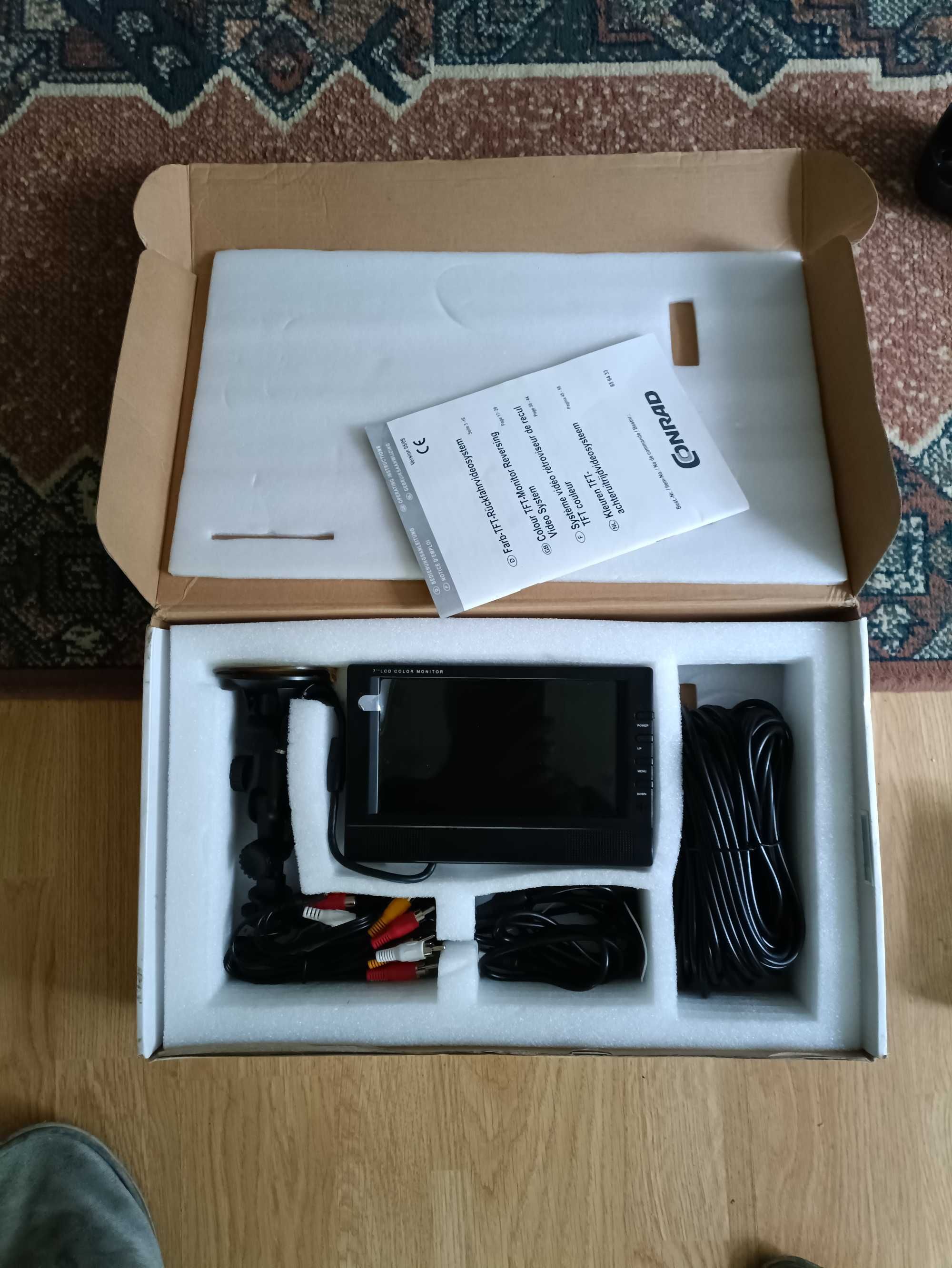 Monitor do kamery monitoringu video 7" Conrad ELECTRONIC LCD pilot