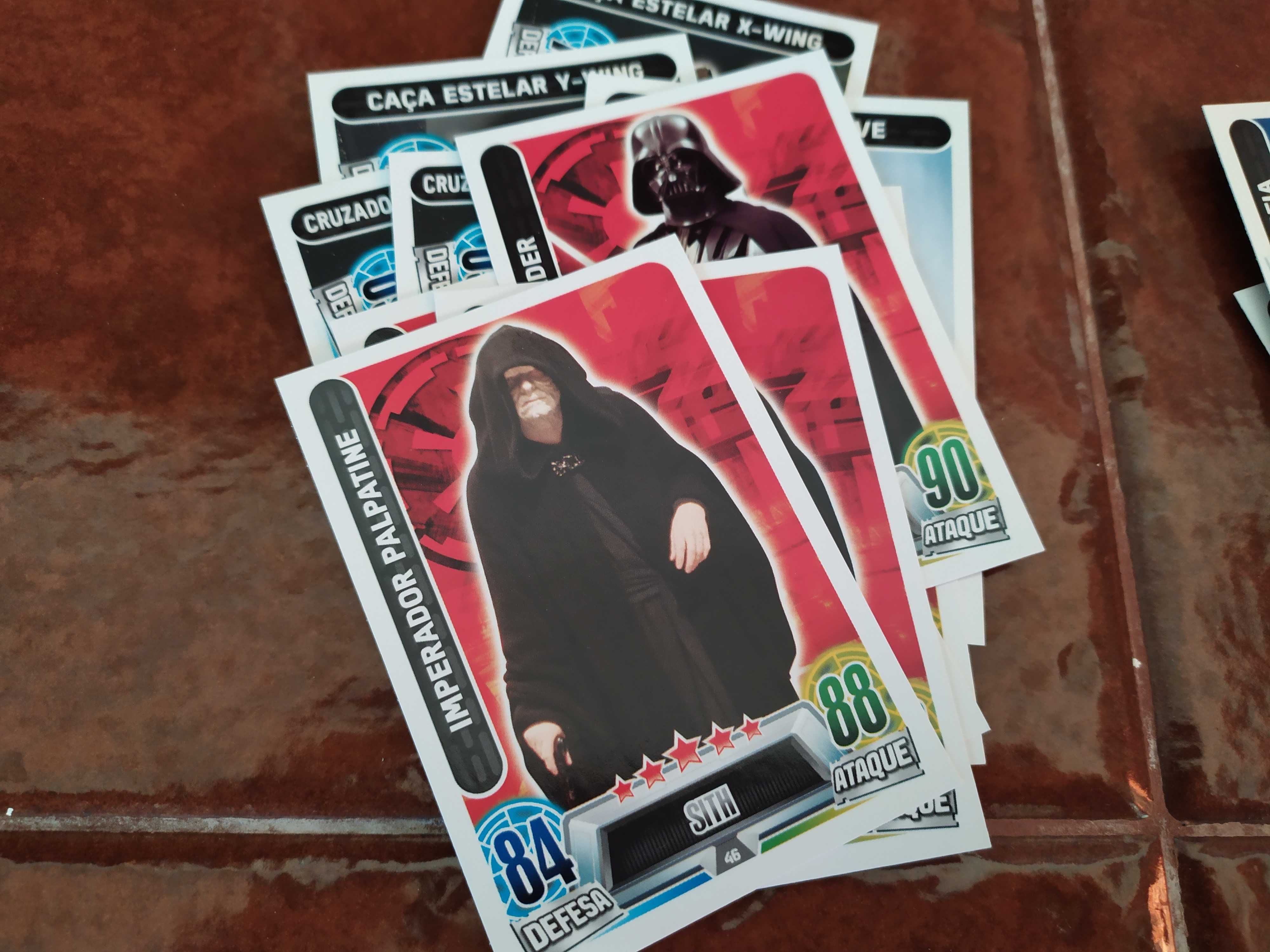 Topps Star Wars Force Attax Trading Card Games - Lote de 121 Cartas