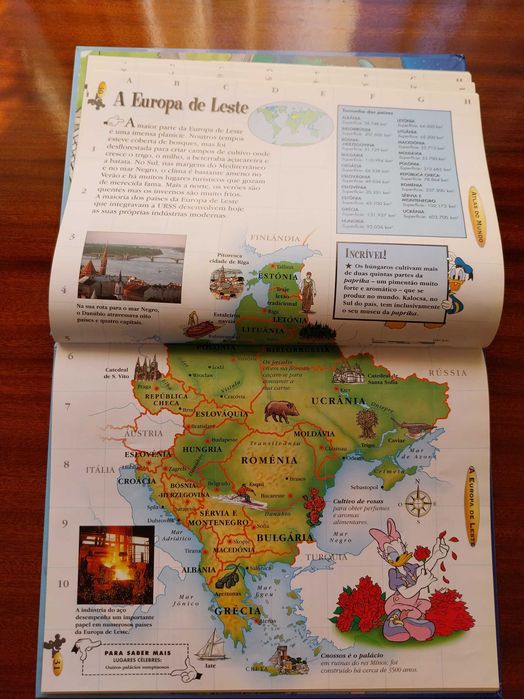 Atlas do Mundo, Disney, livro educativo/didático