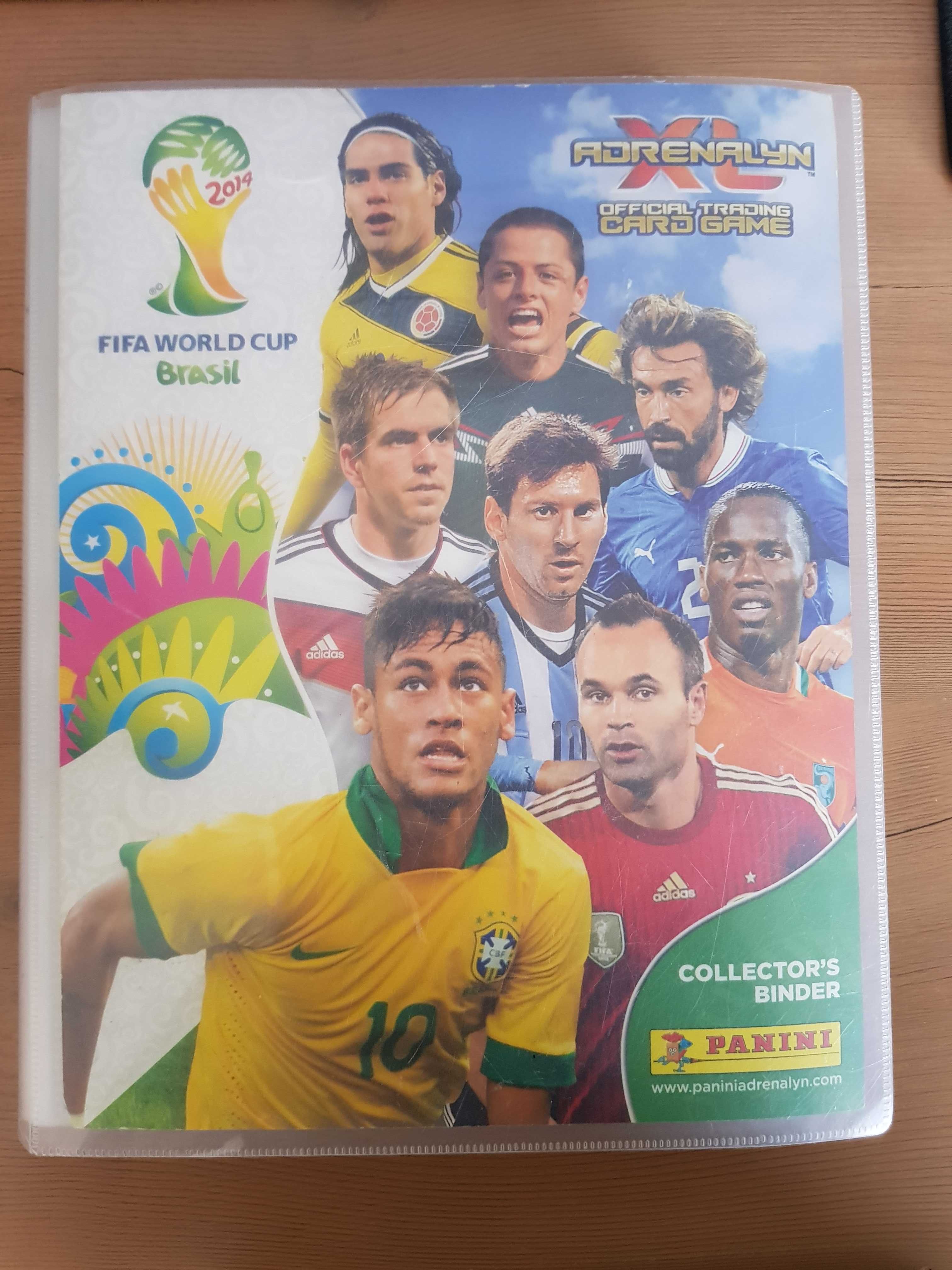 komplet kolekcjonerski kart piłkarskich panini fifa world cup 2014