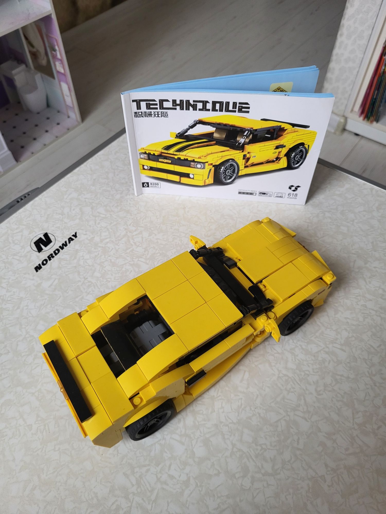 Lego Technic Chevrolet Camaro аналог Шевроле Камаро