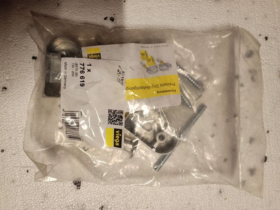 776 619 VIEGA zestaw mocujący do ściany