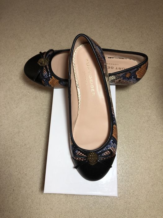 Балетки Туфлі Kurt Geiger London 37 p. Зміїні Туфли Човники Лодочки