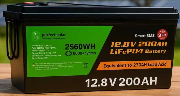 Акумулятор LiFePO4 12.8V/100Ah 12.8V/200Ah 12.8V/300Ah