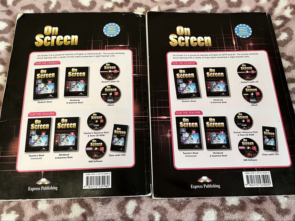 On screen 3, Student’s Book і Workbook