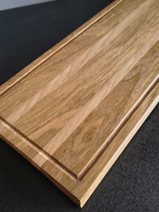 Ręcznie robiona deska do krojenia z drewna dębowego 50×26cm NA PREZENT