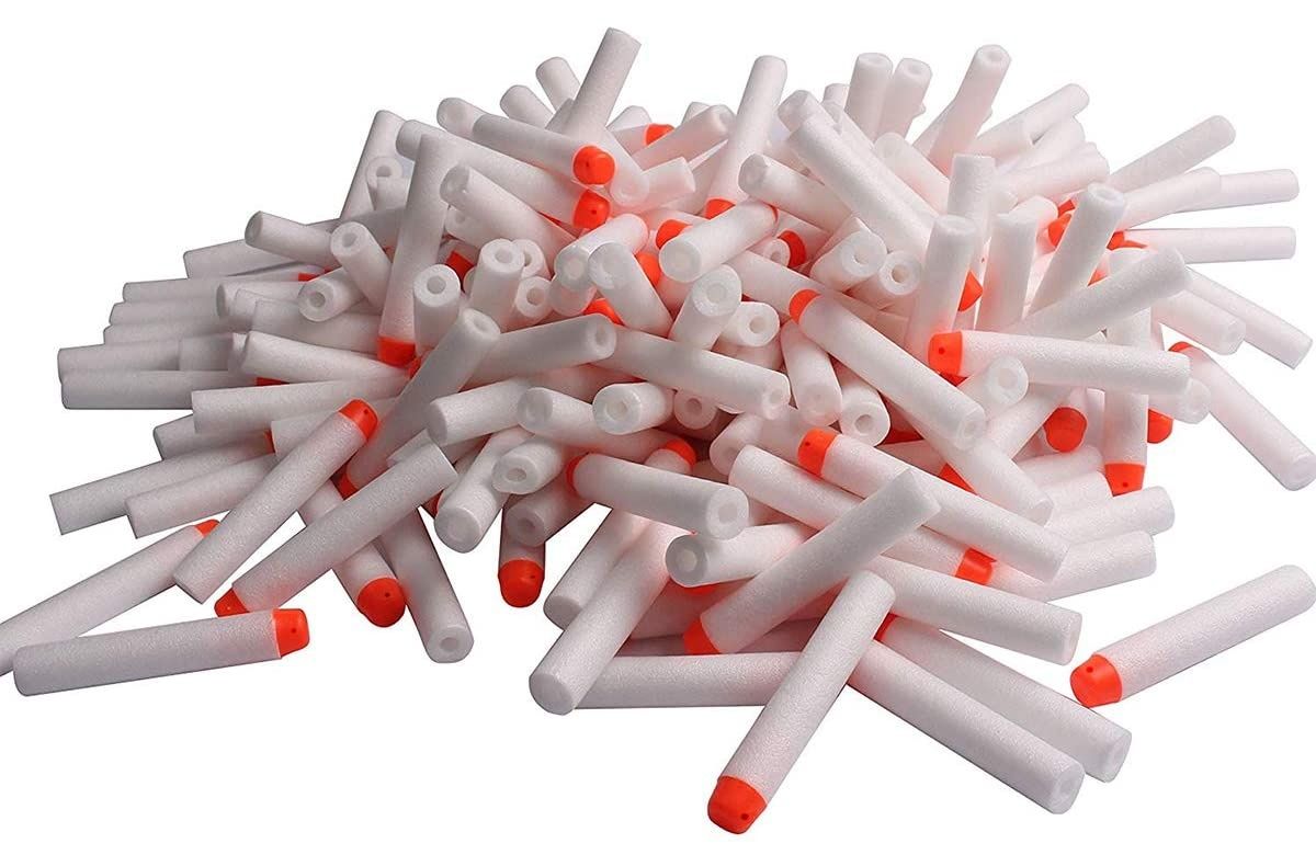 30шт. светящиеся в темноте патроны для NERF. пули стрелы для Нерф