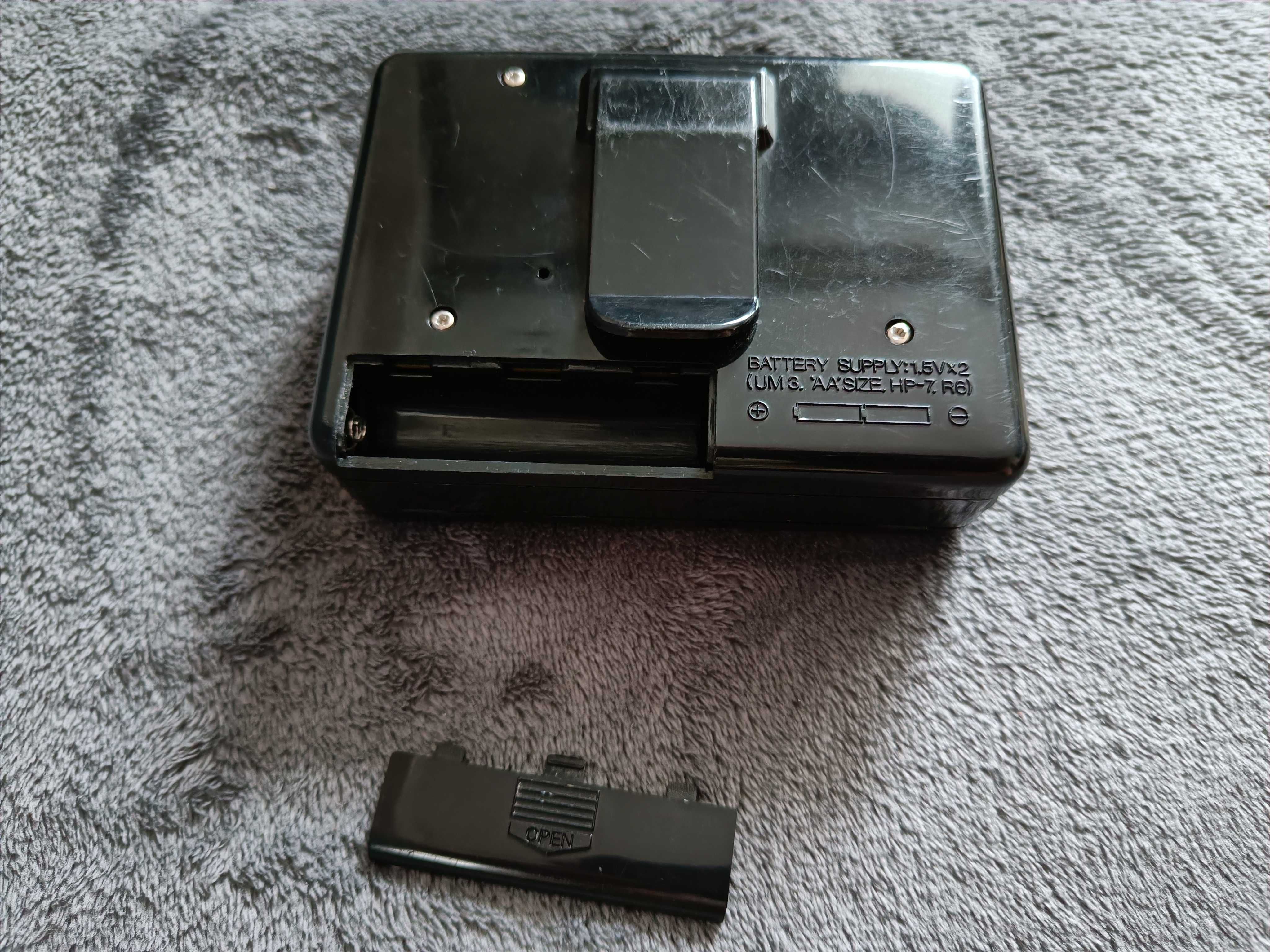 Walkman Setron WM-91 stereo, czarny przenośny odtwarzacz kaset