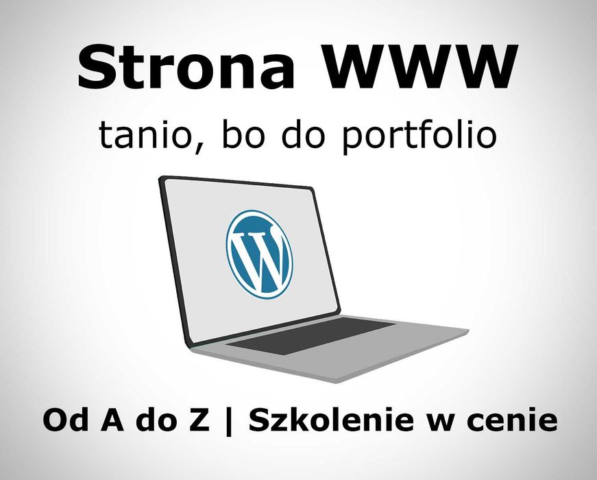 Strony WWW - tanio, bo do portfolio