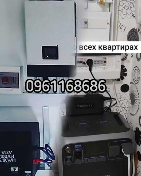 ЭЛЕКТРИК Подключение резервного питания. Инверторов.Зарядной станции.