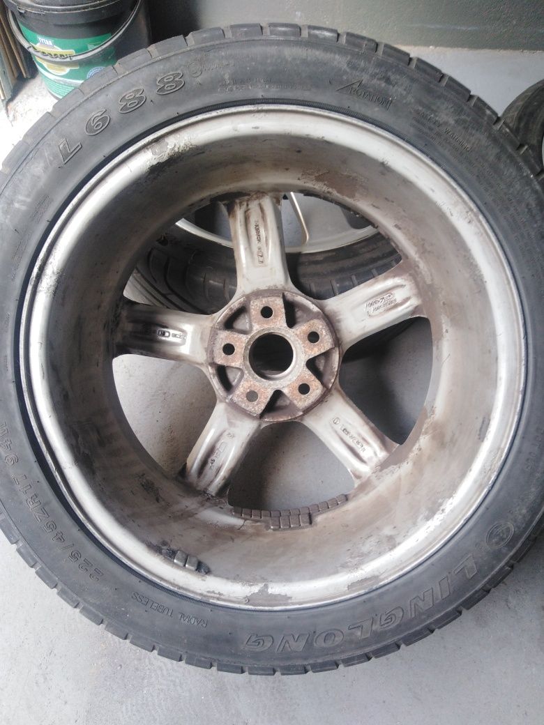 Felgi Renault 17 z oponami 5x108 et45, otwór 60, CMS RSK 306