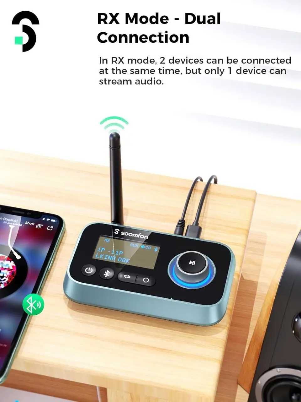 SOOMFON BT17 Bluetooth приймач-передавач
