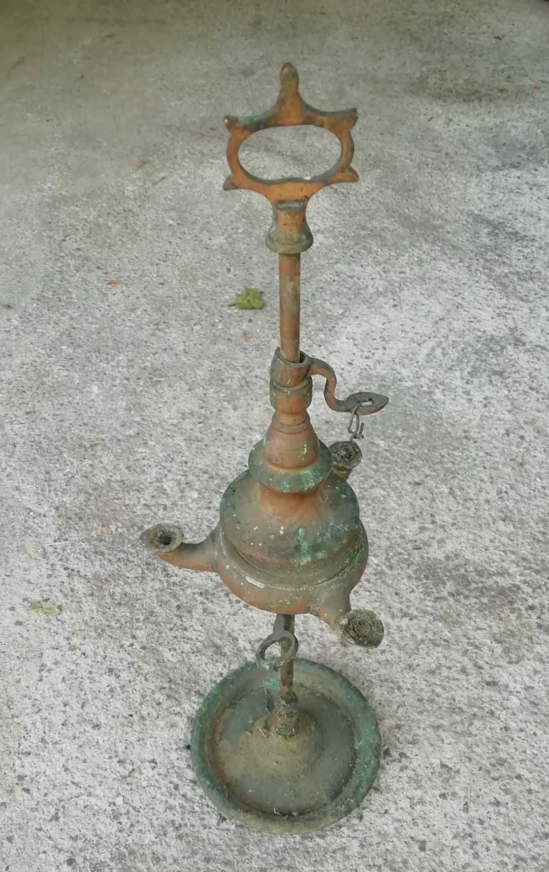 Conjunto de peças em cobre